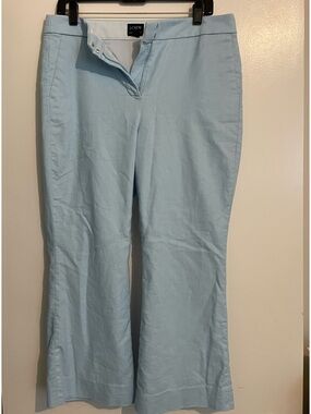 J Crew Factory Kelsey Pant (Size 10) Fully Lined - BABY BLUE Color